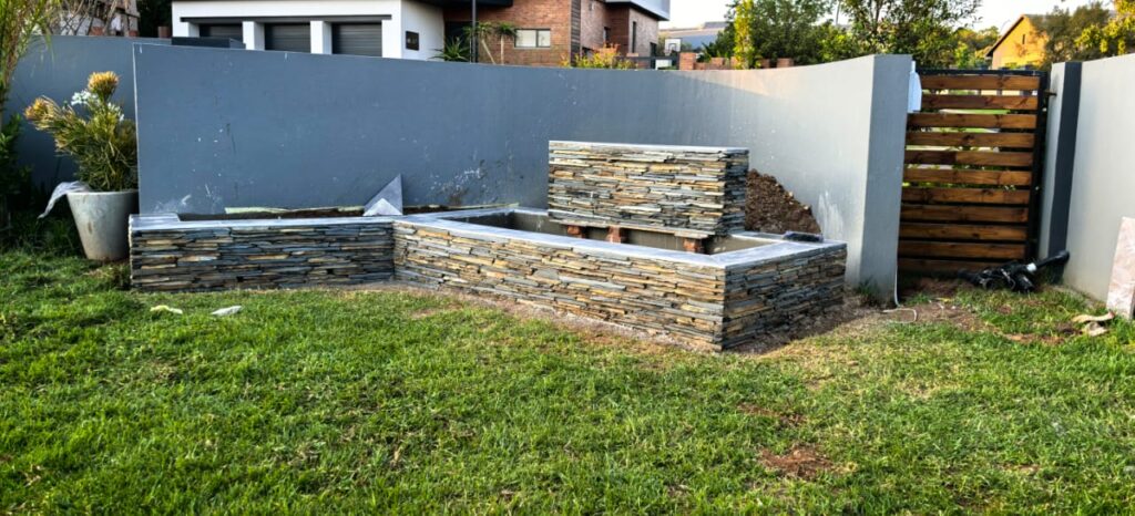 Residential garden irrigation sprinkler system installed by Savutha